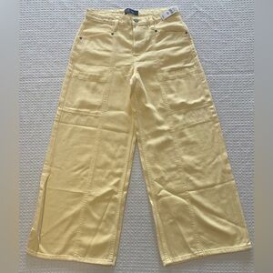GAP Light Yellow Flare Jeans